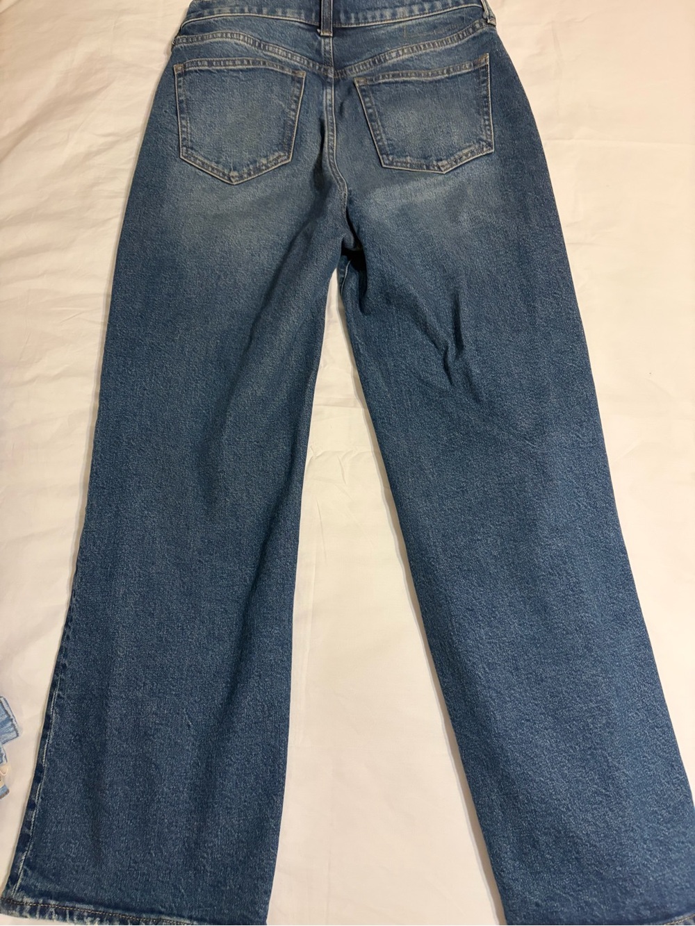 J. Crew Wide-Leg Washed Blue Jeans - Picture 2 of 5